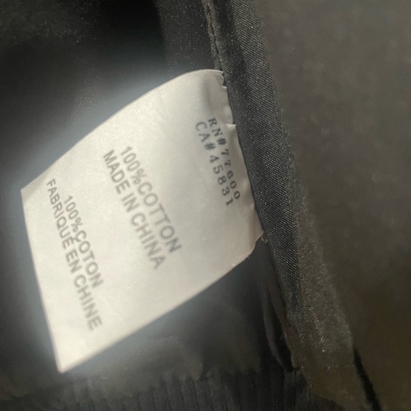 Sandrine rose black zipper bomber jacket size small - zippers, distressed NWT - Picture 7 of 7